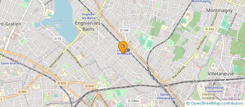 localisation de l'entreprise LORALEX  ENGHIEN-LES-BAINS
