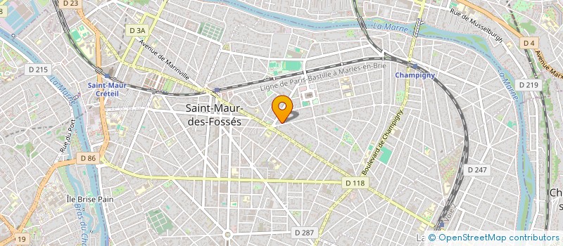 localisation de l'entreprise LORALEX à SAINT-MAUR-DES-FOSSES