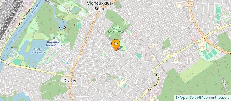 localisation de l'entreprise LORALEX à DRAVEIL