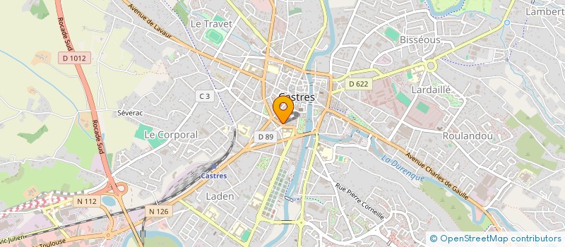 localisation de l'entreprise LORALIS à CASTRES