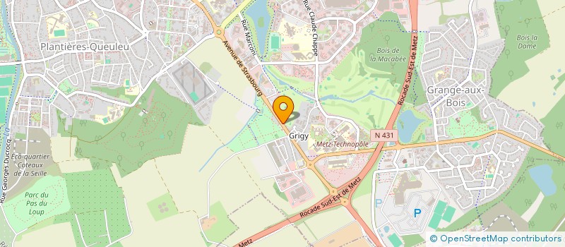 localisation de l'entreprise LORALLIANCE  METZ