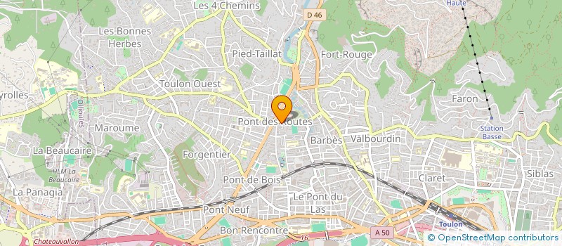 localisation de l'entreprise LORALYS  TOULON