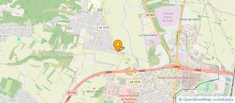 localisation de l'entreprise LORAM à AHUY