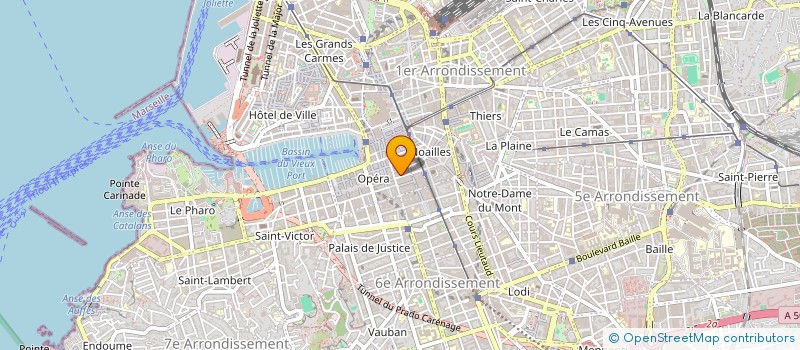 localisation de l'entreprise LORAMAR à MARSEILLE