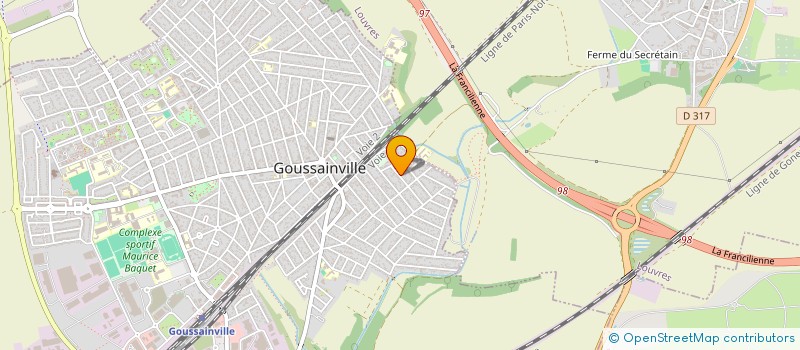 localisation de l'entreprise LORAN à GOUSSAINVILLE