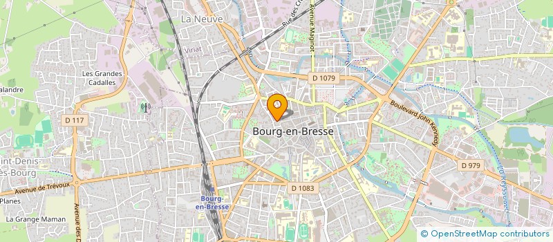 localisation de l'entreprise LORANA à BOURG-EN-BRESSE