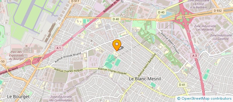 localisation de l'entreprise LORANA IMMO à LE BLANC-MESNIL
