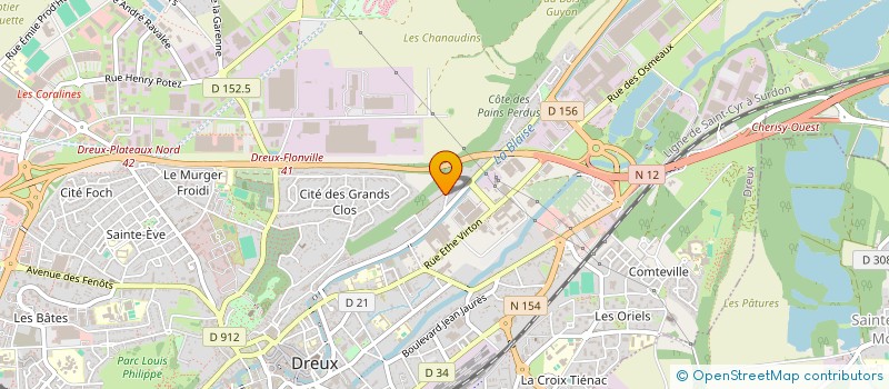 localisation de l'entreprise LORAND à DREUX