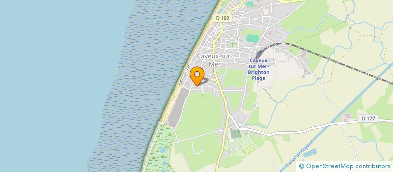 localisation de l'entreprise LORAND IMMOBILIER à CAYEUX-SUR-MER