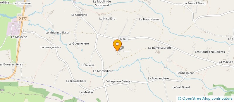 localisation de l'entreprise LORAND ROBLIN  SOURDEVAL