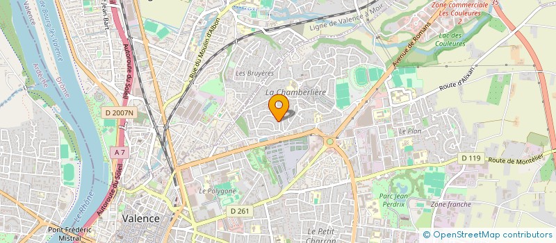 localisation de l'entreprise LORANDGI  VALENCE