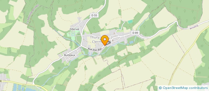 localisation de l'entreprise LORANE  THURY-SOUS-CLERMONT