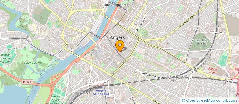 localisation de l'entreprise LORANJOU à ANGERS