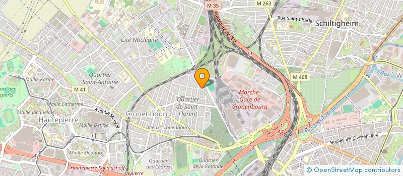 localisation de l'entreprise LORANN à STRASBOURG