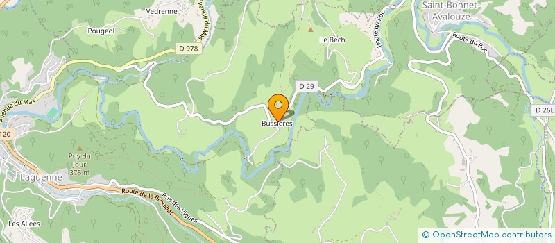 localisation de l'entreprise LORANT à LAGUENNE-SUR-AVALOUZE
