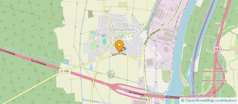 localisation de l'entreprise LORAS  OTTMARSHEIM