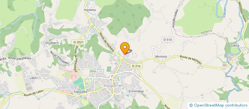 localisation de l'entreprise LORATU à HASPARREN