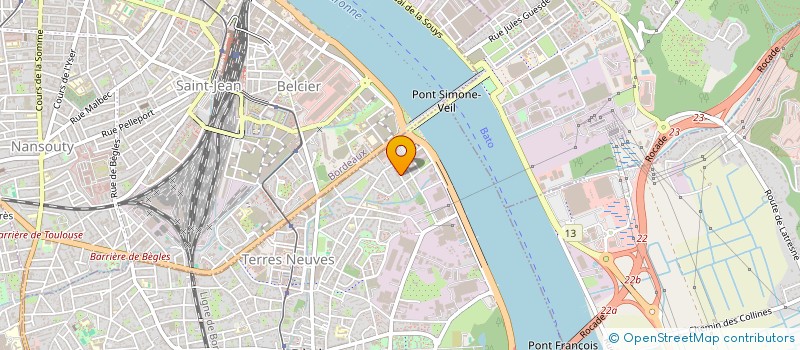 localisation de l'entreprise LORATZEN à BEGLES