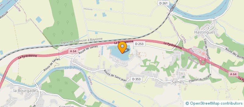 localisation de l'entreprise LORAURE SOLUTION NUISIBLE ET RAMONAGE  SAMES