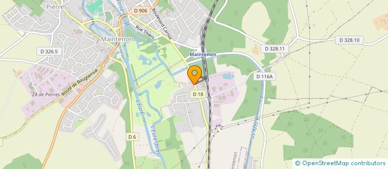 localisation de l'entreprise LORAUTO à HANCHES