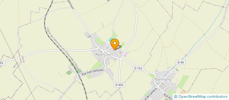 localisation de l'entreprise LORAXE  ABANCOURT