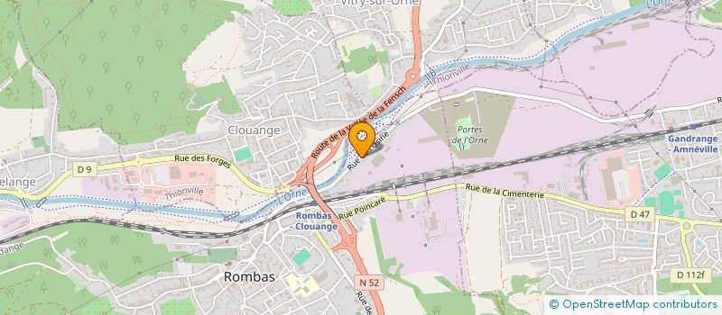 localisation de l'entreprise LORAXIA EURL  ROMBAS