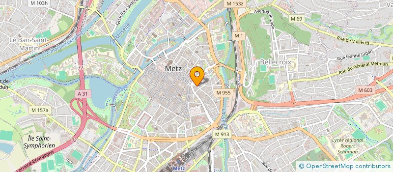 localisation de l'entreprise LORAZUR à METZ