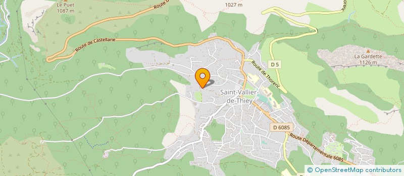 localisation de l'entreprise LORAZUR à SAINT-VALLIER-DE-THIEY