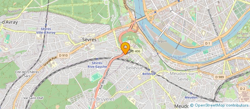 localisation de l'entreprise LORBER ET COMPAGNIE à SEVRES