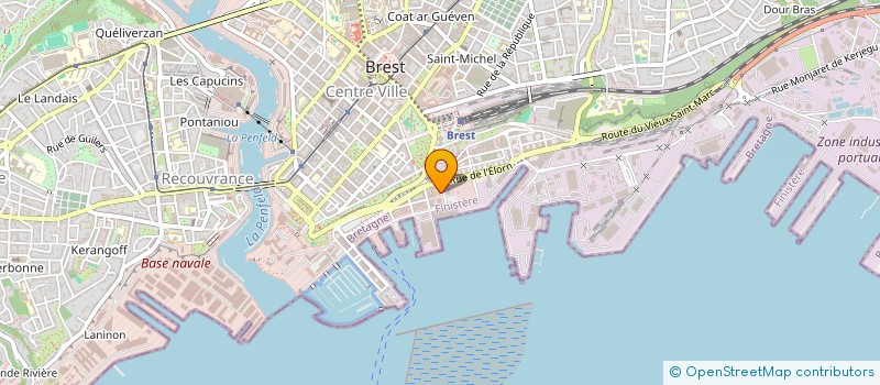 localisation de l'entreprise LORBLANC  BREST