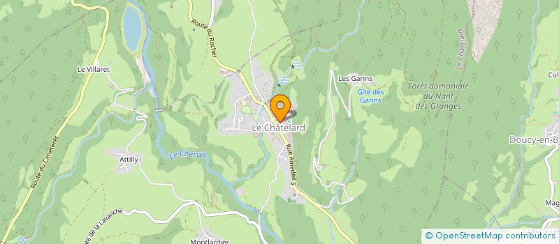 localisation de l'entreprise LORBOIS NANOT  LE CHATELARD