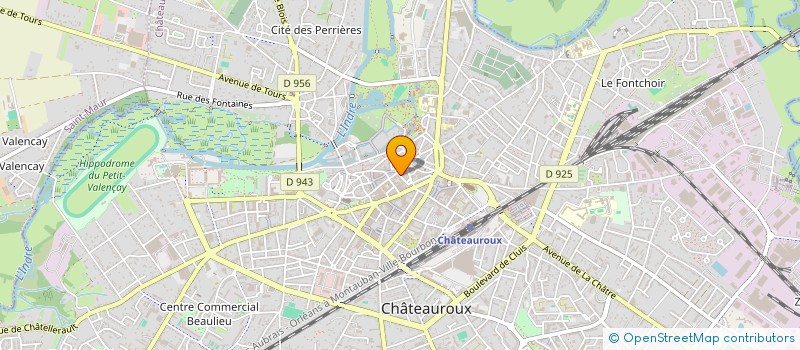 localisation de l'entreprise LORCA à CHATEAUROUX