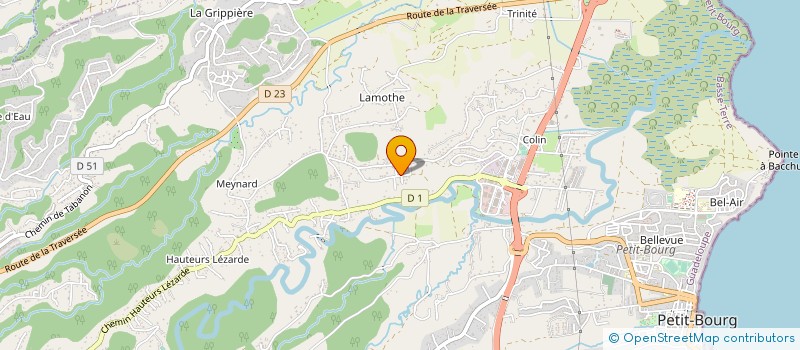 localisation de l'entreprise LORCAB à PETIT-BOURG