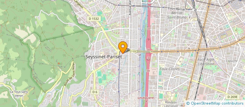 localisation de l'entreprise LORCKA à SEYSSINET-PARISET