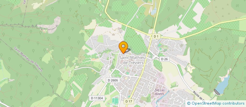 localisation de l'entreprise LORD à SAINT-MATHIEU-DE-TREVIERS