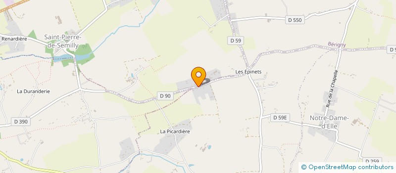 localisation de l'entreprise LORD  CONDE-SUR-VIRE