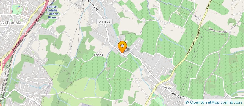 localisation de l'entreprise LORD  YVRAC