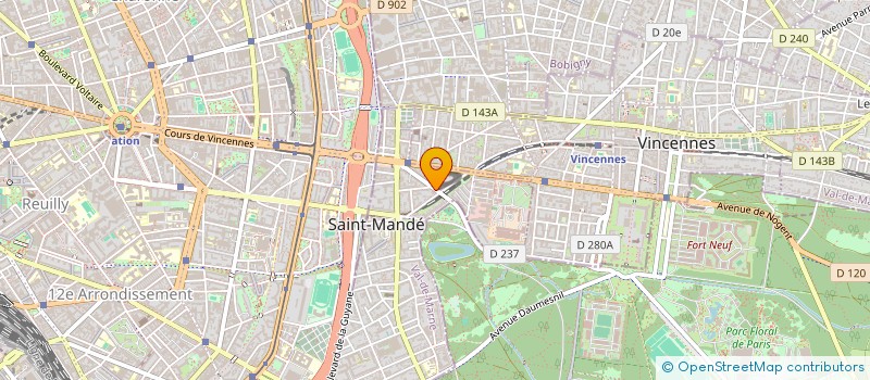 localisation de l'entreprise LORD ASSISTANCE DEPANNAGE REMORQUAGE  SAINT-MANDE