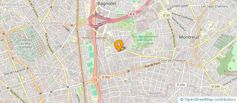 localisation de l'entreprise LORD HOME à BAGNOLET