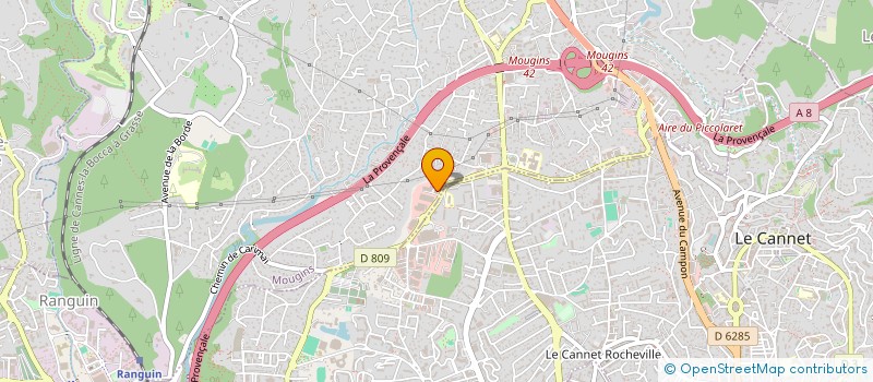 localisation de l'entreprise LORD OF EVENT à MOUGINS
