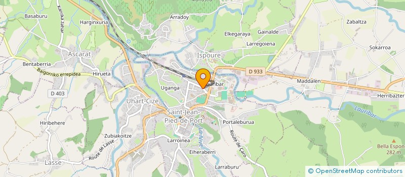 localisation de l'entreprise LORDA  SAINT-JEAN-PIED-DE-PORT