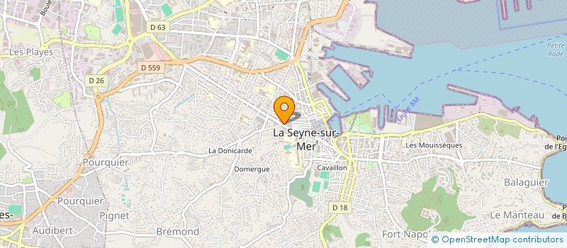 localisation de l'entreprise LORDET-EYRAUD à LA SEYNE-SUR-MER