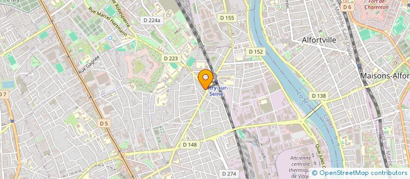 localisation de l'entreprise LORDHOSTING (LDH)  VITRY-SUR-SEINE