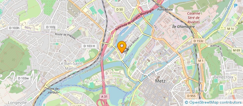 localisation de l'entreprise LORDIF à METZ
