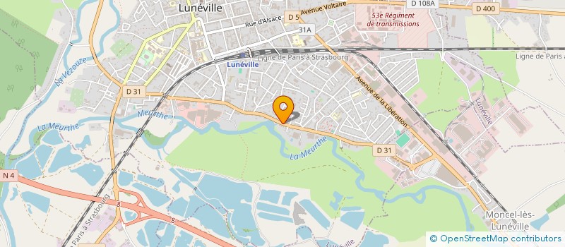 localisation de l'entreprise LORDIMATS  LUNEVILLE