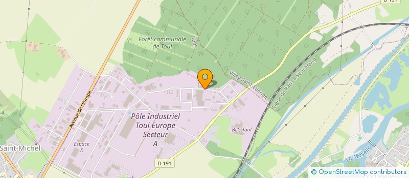 localisation de l'entreprise LORDISTRIB à TOUL