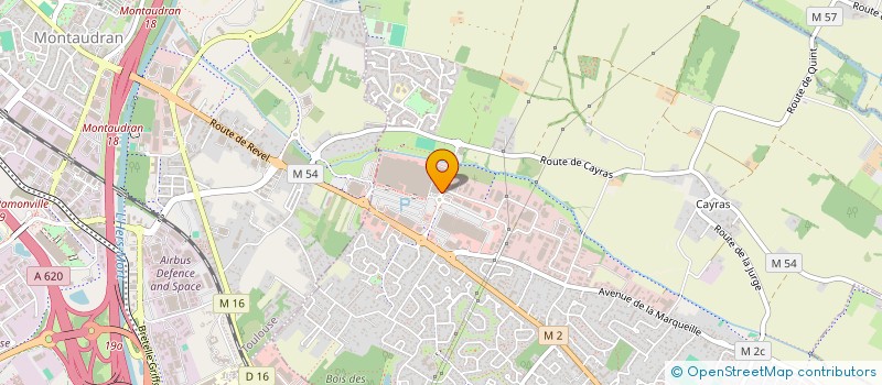 localisation de l'entreprise LORDY à ST ORENS DE GAMEVILLE