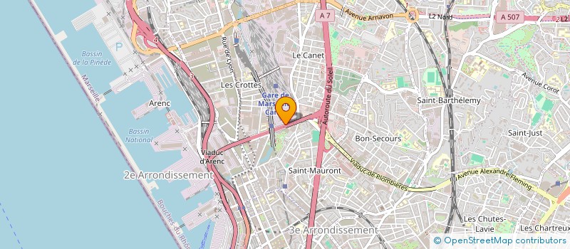 localisation de l'entreprise LORE à MARSEILLE