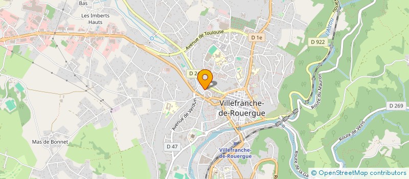 localisation de l'entreprise LORE DA SILVA à VILLEFRANCHE-DE-ROUERGUE