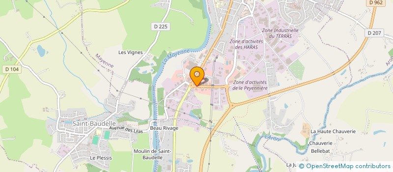 localisation de l'entreprise LORE DU MERITE  MAYENNE